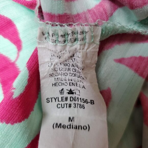 💥188 Fashionomics Strapless Pastel Green And Pink Maxi Dress - Picture 7 of 7